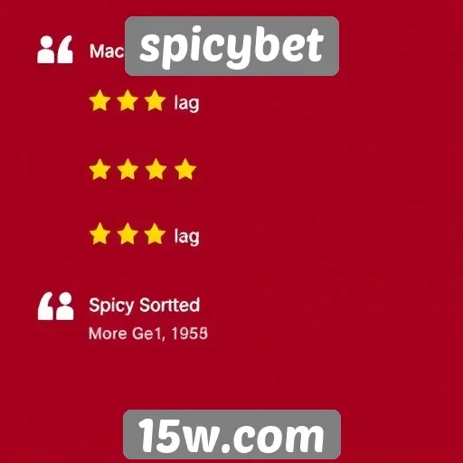 Avaliações de usuários sobre o Spicybet